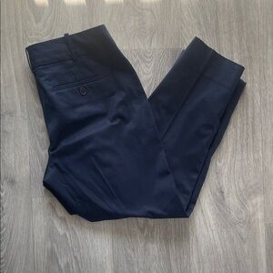 Talbots Signature Navy Straight Leg Dress Pants